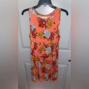 Floral sleeveless dress